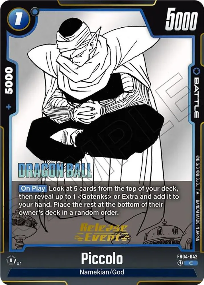 Piccolo (Manga Booster 02 Release Event)