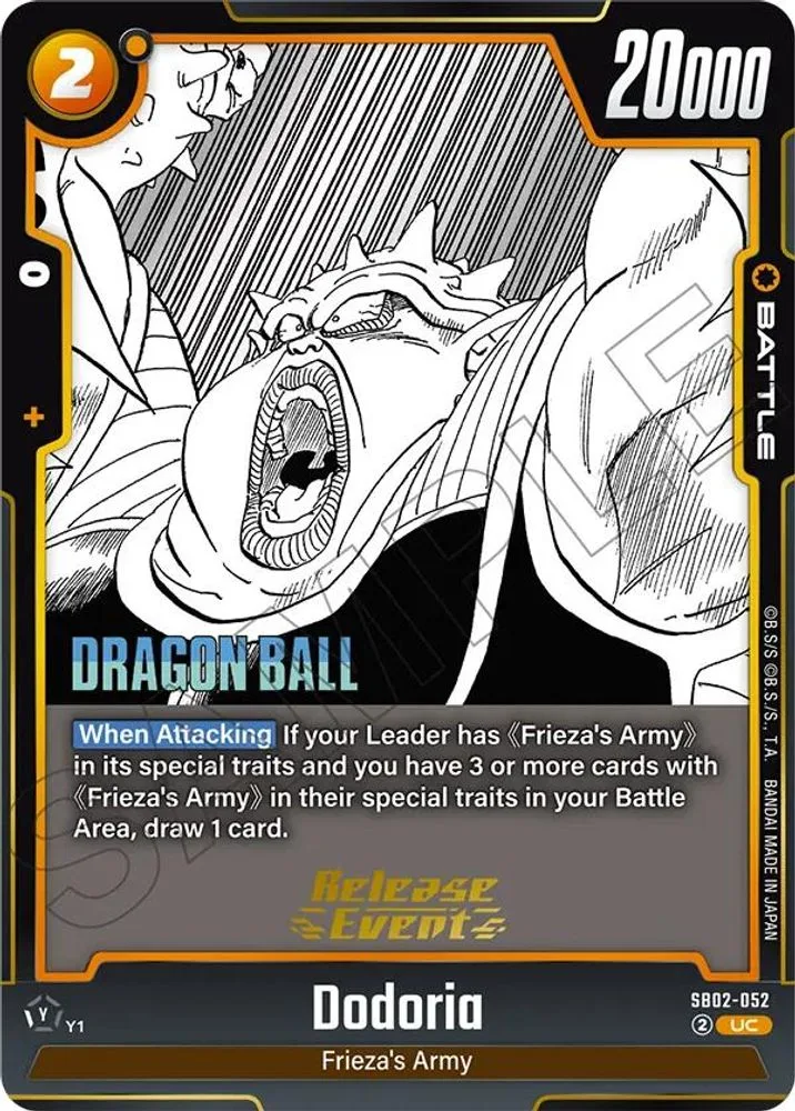 Dodoria (Manga Booster 02 Release Event)