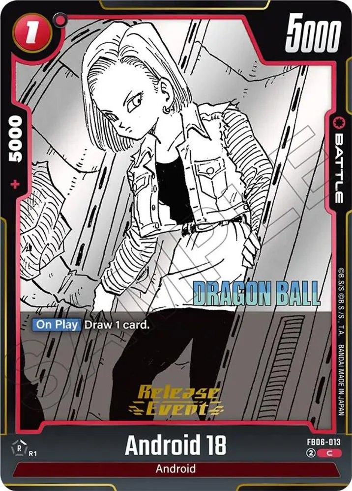 Android 18 (Manga Booster 02 Release Event)
