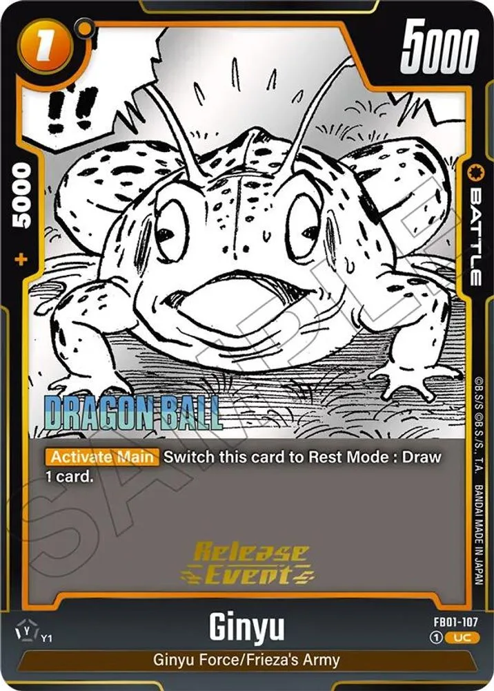 Ginyu (Manga Booster 02 Release Event)