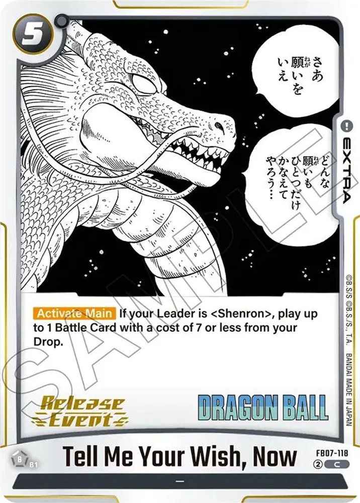 Tell Me Your Wish, Now (Manga Booster 02 Release Event)