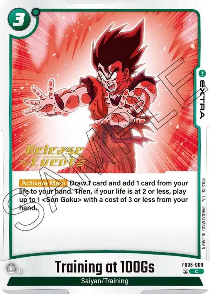 Training at 100Gs (Release Event)