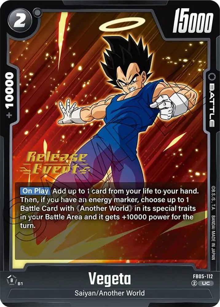 Vegeta (Release Event)