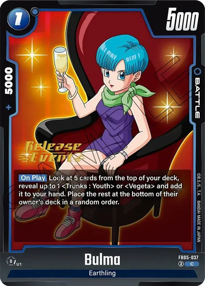 Bulma (Release Event)