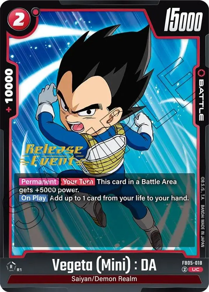 Vegeta (Mini) : DA (Release Event)