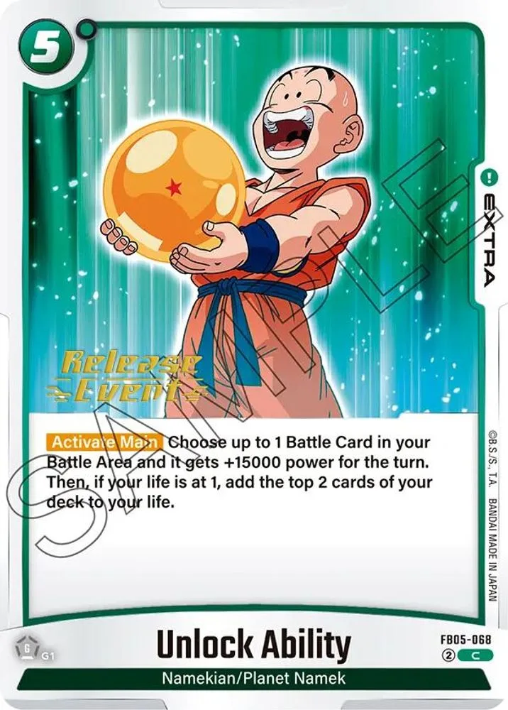 Unlock Ability (Release Event)