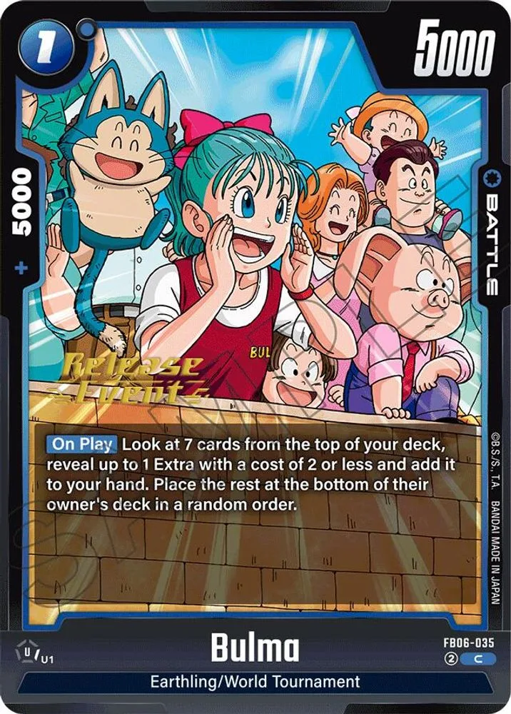 Bulma (Release Event)