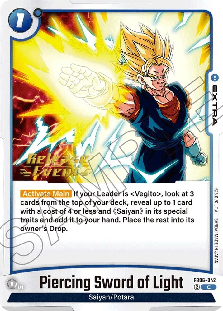 Piercing Sword of Light (Release Event)