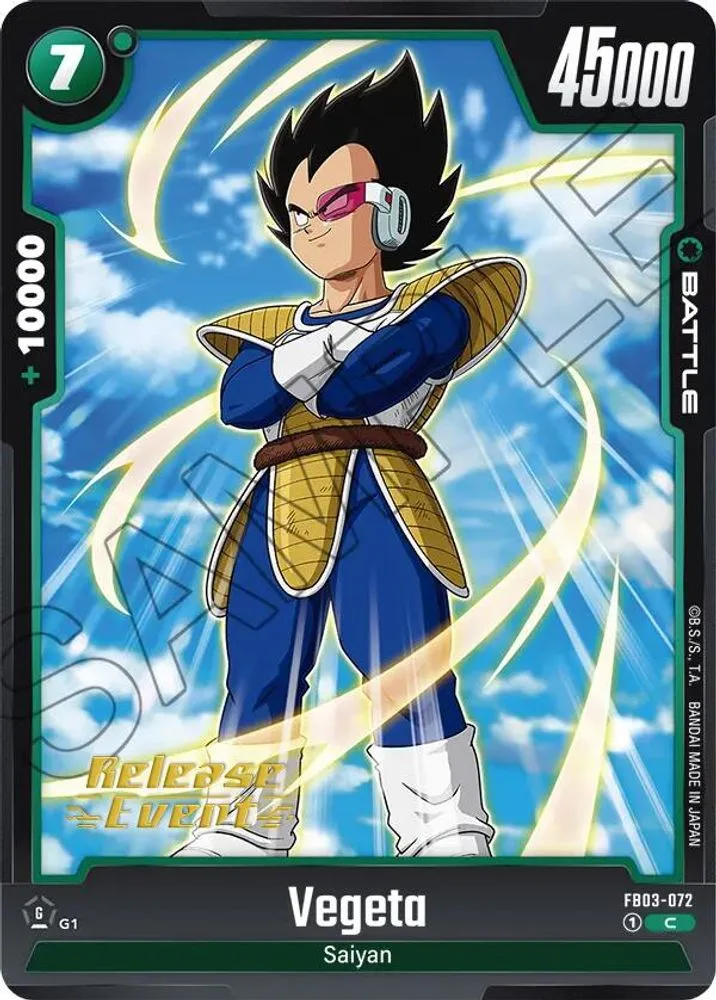 Vegeta (Release Event)