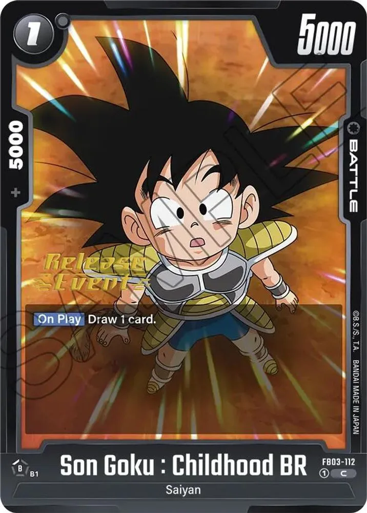 Son Goku : Childhood BR (Release Event)