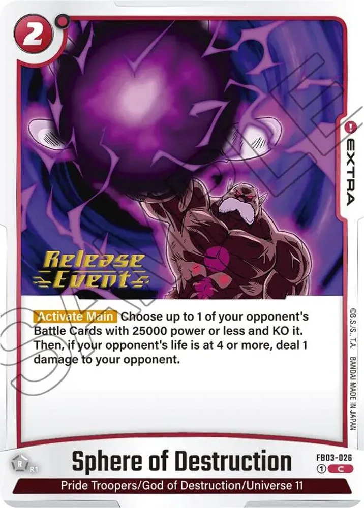 Sphere of Destruction (Release Event)