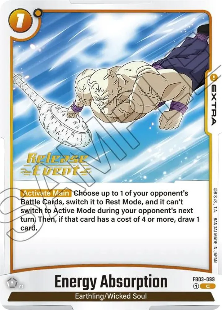 Energy Absorption (Release Event)