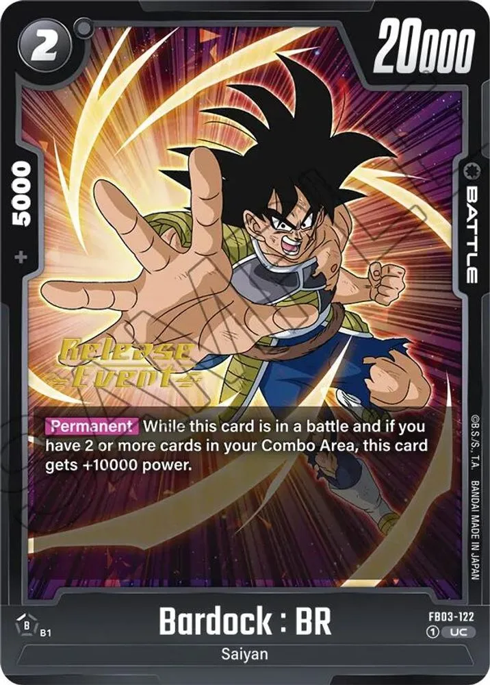 Bardock : BR (Release Event)