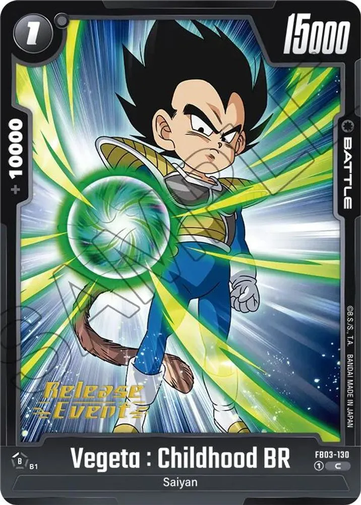 Vegeta : Childhood BR (Release Event)