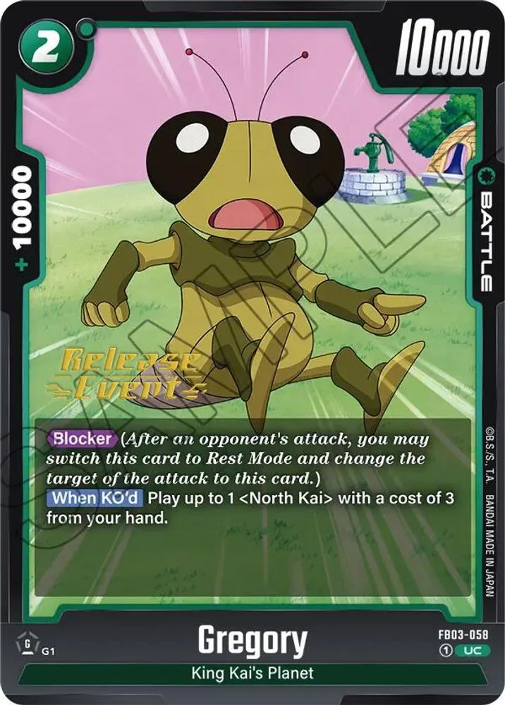 Gregory (Release Event)