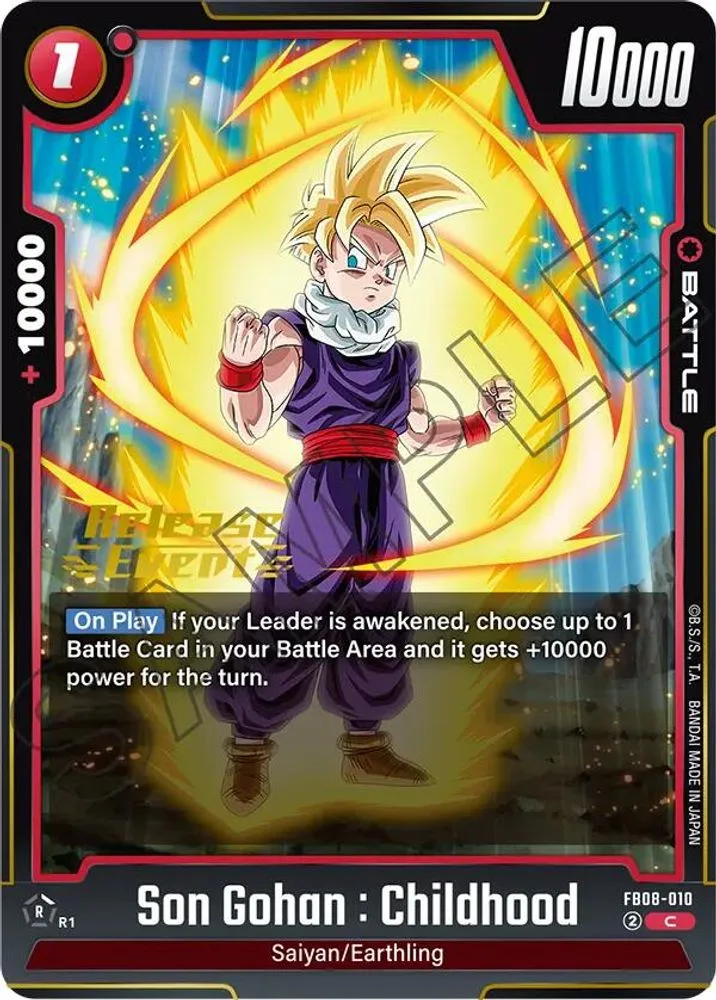 Son Gohan : Childhood (Release Event)