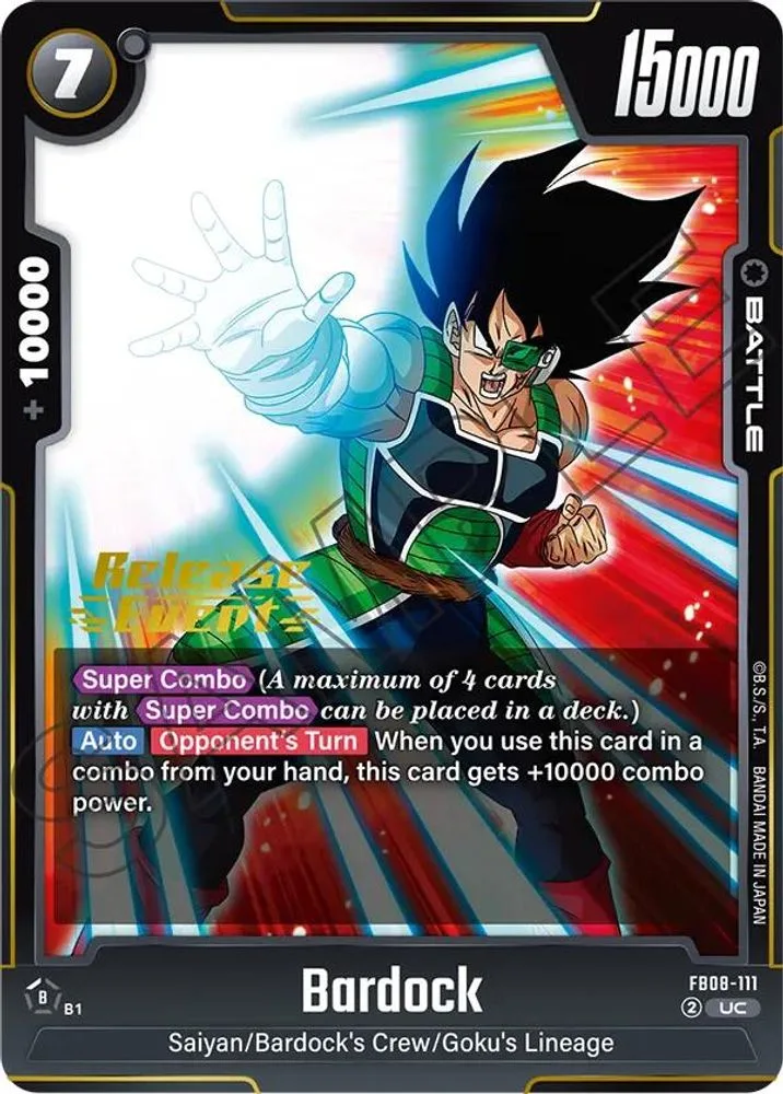 Bardock (Release Event)