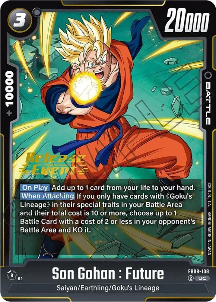 Son Gohan : Future (Release Event)