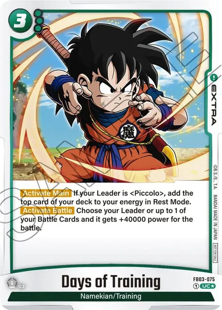 Days of Training (Championship Pack 02)