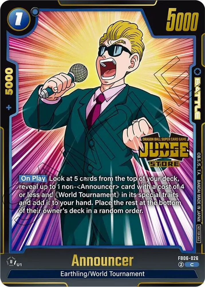 Announcer (Judge Pack (Store Judge) 04)
