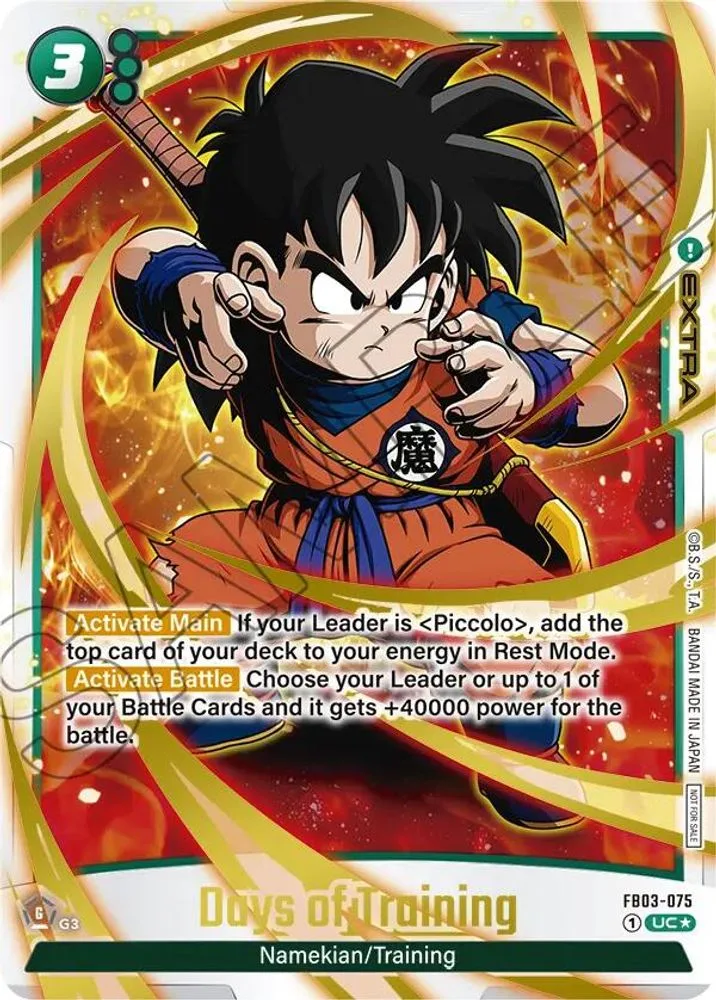 Days of Training (Championship Pack 02 · Gold)