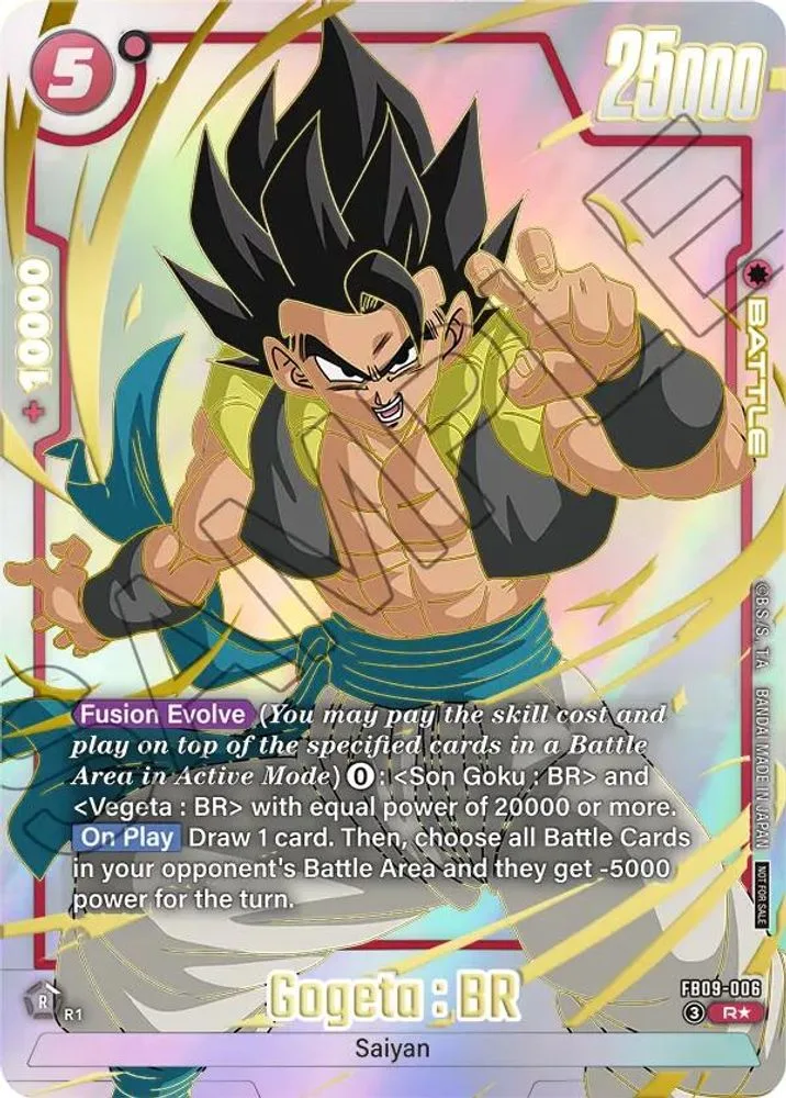 Gogeta : BR (Limited Pack 26-27 WAVE1)