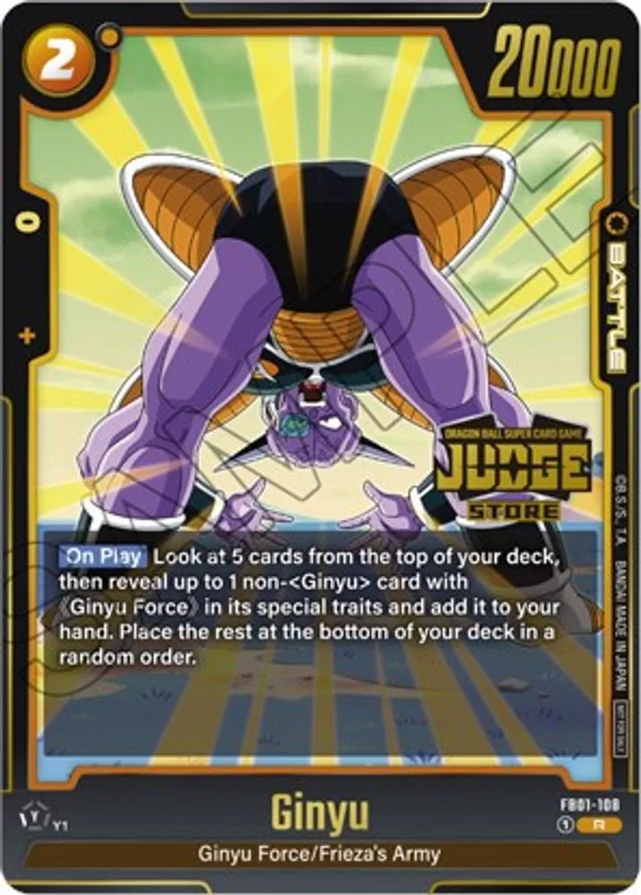 Ginyu (Judge Pack (Store Judge) 01)