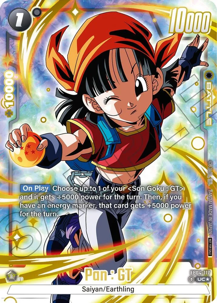 Pan : GT (Alternate Art · Limited Pack 01)
