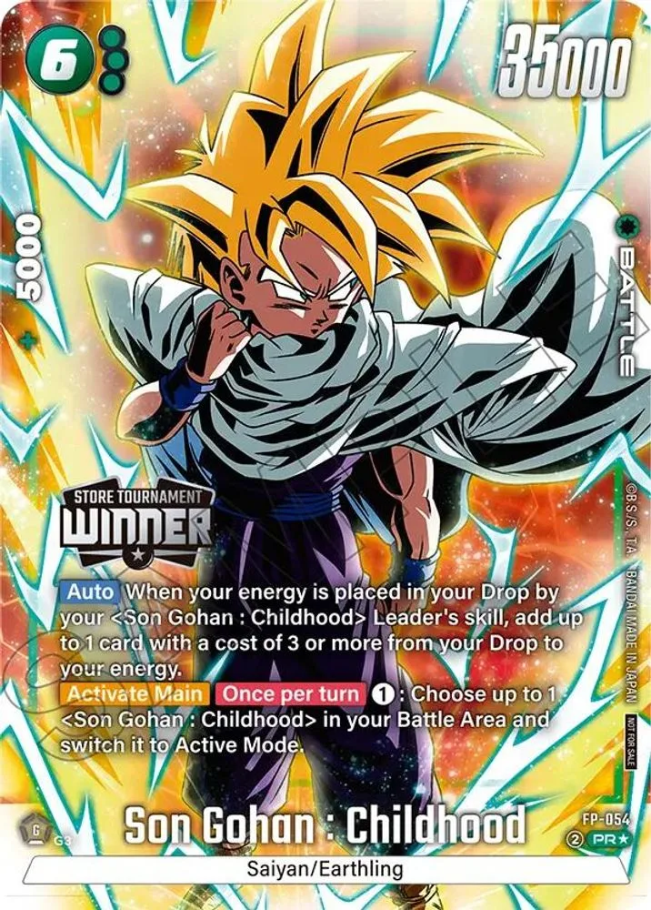 Son Gohan : Childhood (Tournament Pack -Winner- 08)