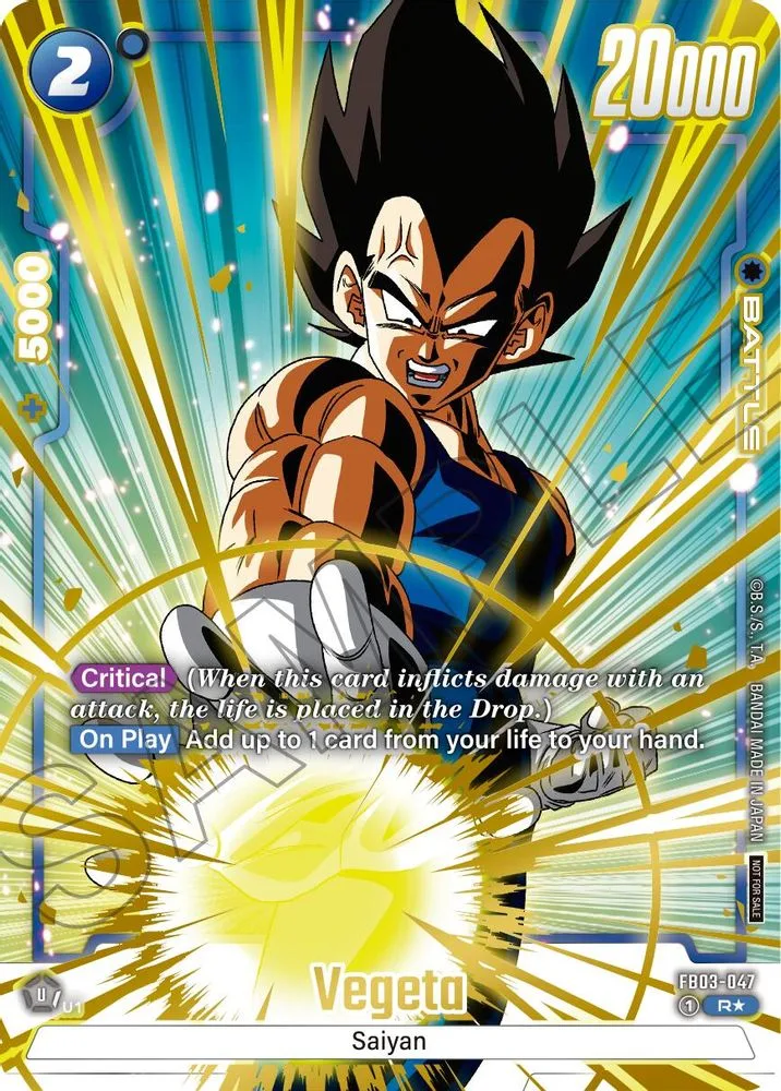Vegeta (Alternate Art · Limited Pack 01)