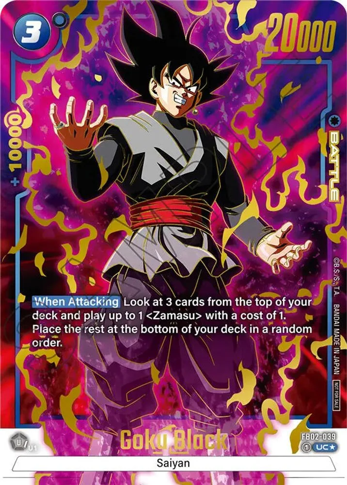 Goku Black (Championship Pack 01 · Gold)