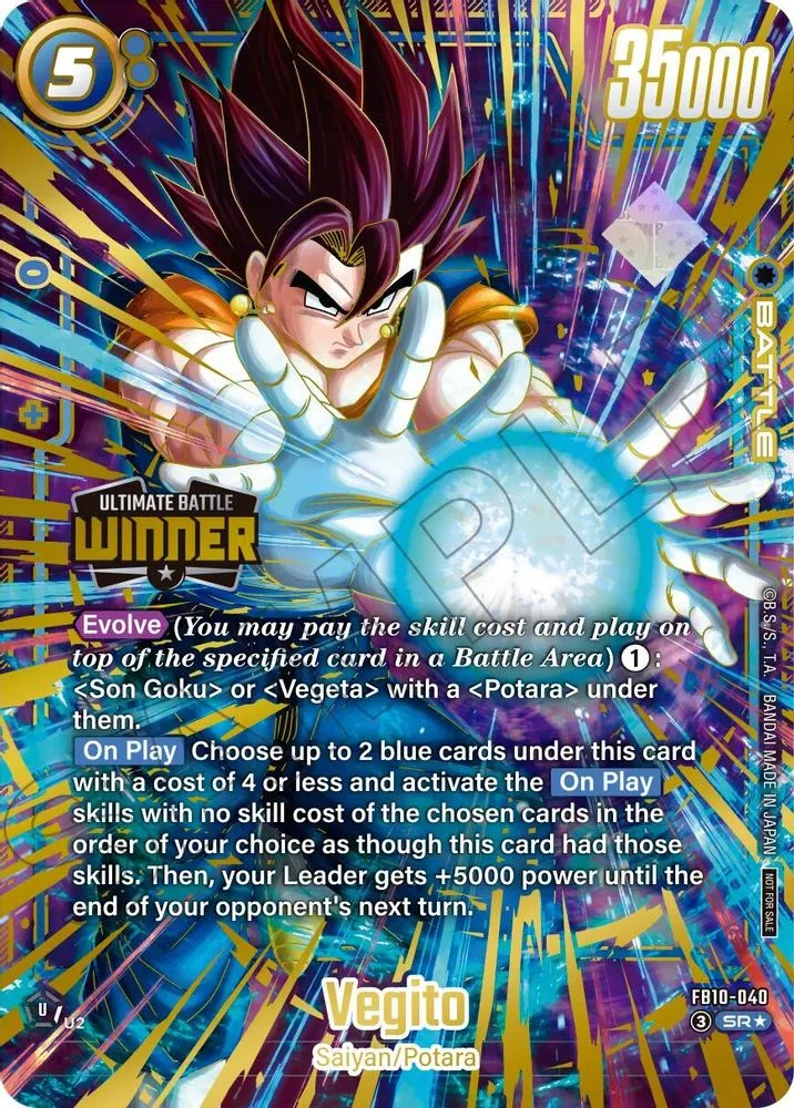 Vegito (Ultimate Battle 2026 Vol. 3 Winner)
