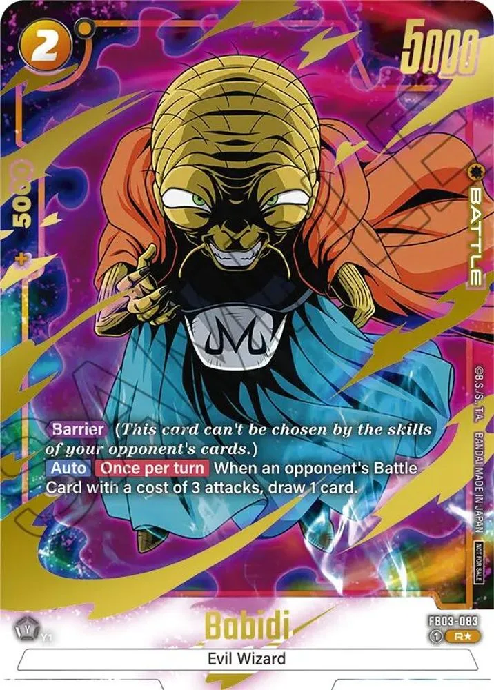 Babidi (Championship Pack 02 · Gold)