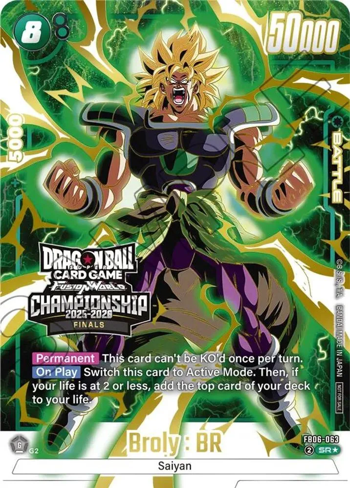 Broly : BR (Championship 2025-2026 Finals)
