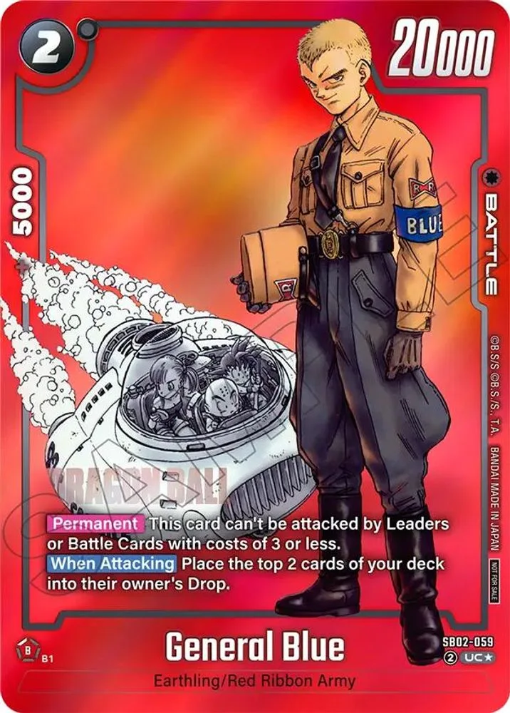 General Blue (Limited Pack MANGA Version 02)