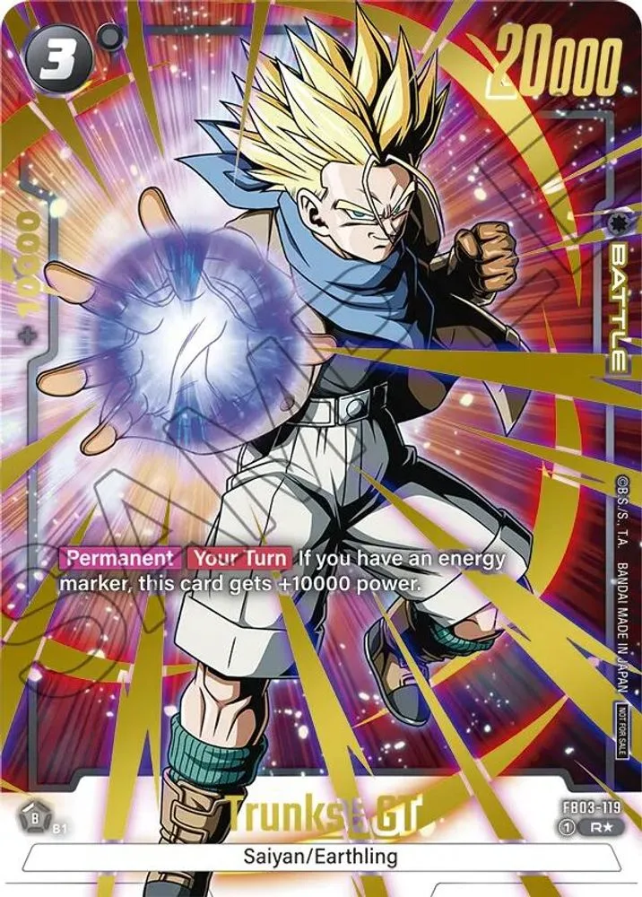 Trunks : GT (Championship Pack 02 · Gold)