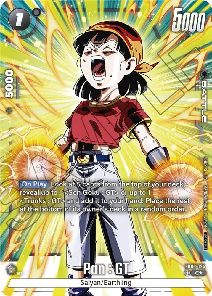 Pan : GT (Tournament Pack -Winner- 03)