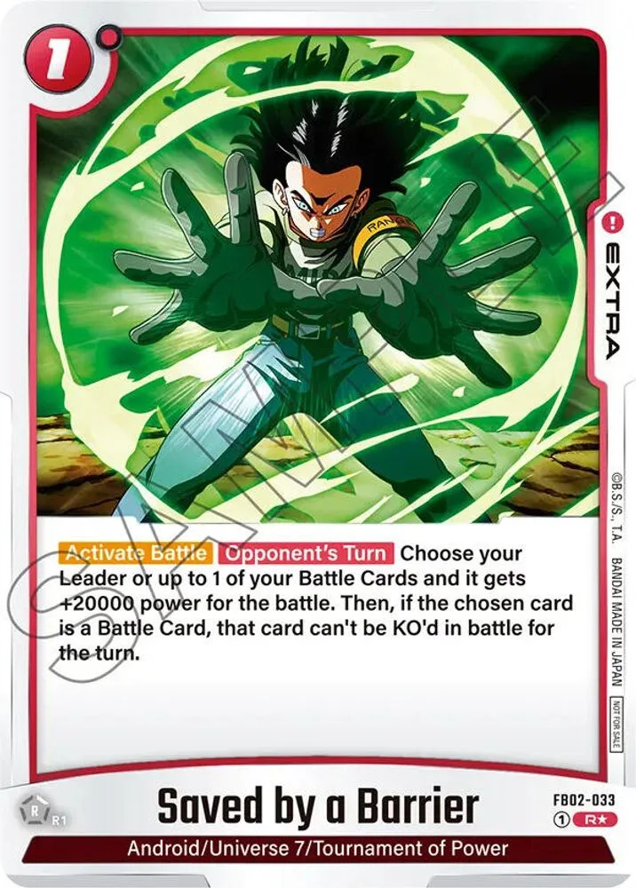 Saved by a Barrier (Championship Pack 01)