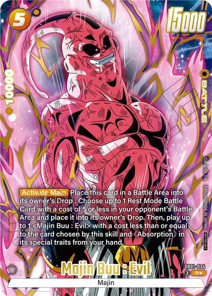 Majin Buu : Evil (Limited Pack 02 · Alternate Art)