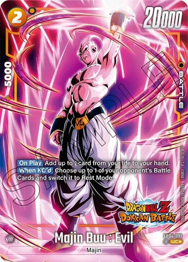 Majin Buu : Evil (Dragon Ball Z Dokkan Battle Alternate Art)