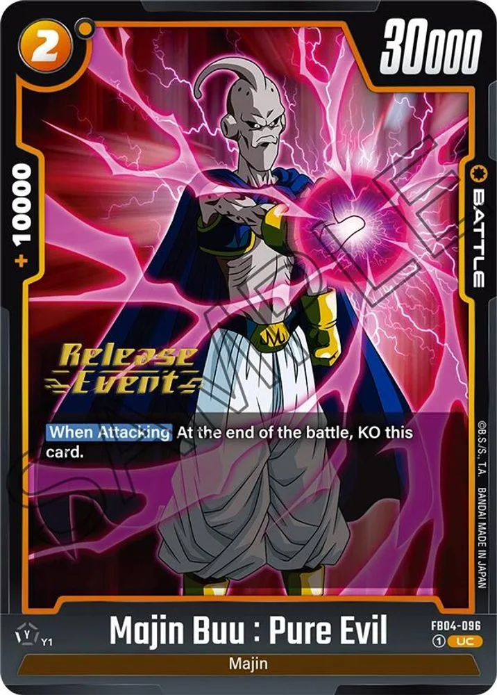 Majin Buu : Pure Evil (Release Event)