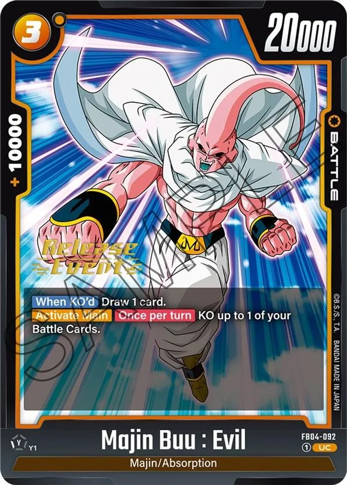 Majin Buu : Evil (Release Event)