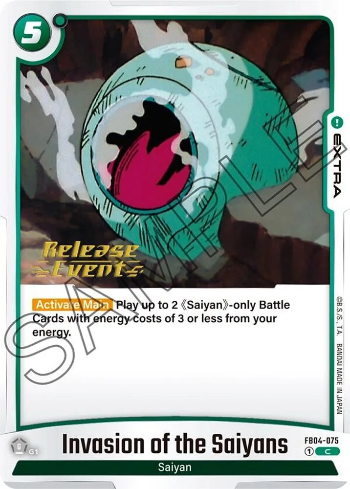 Invasion of the Saiyans (Release Event)