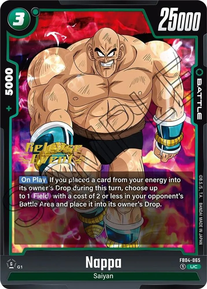 Nappa (Release Event)