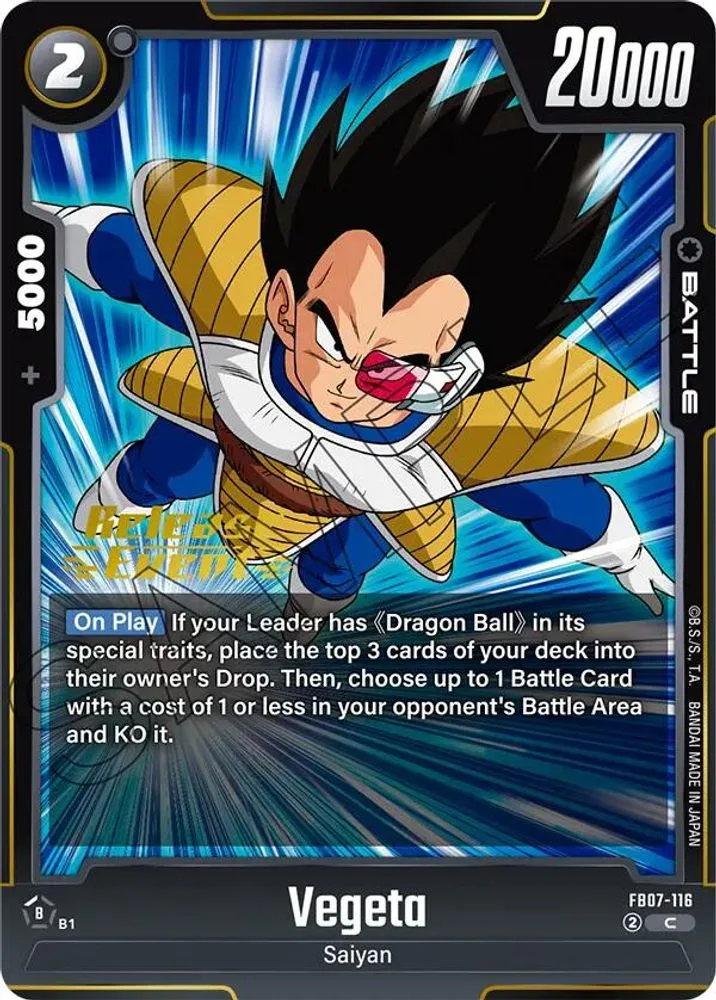 Vegeta (Release Event)