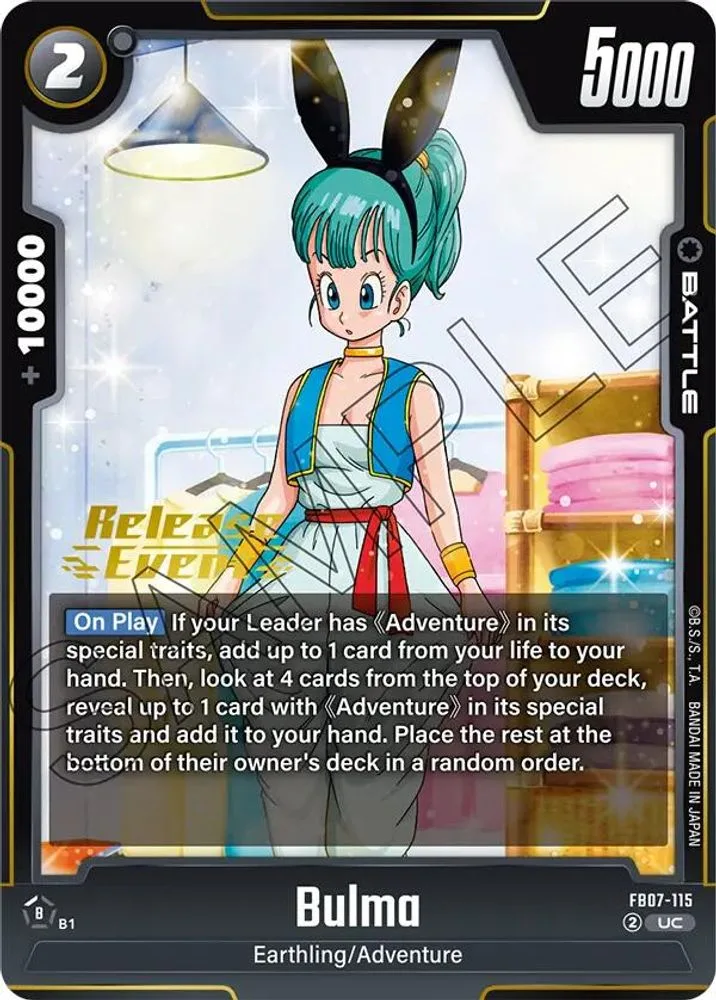 Bulma (Release Event)