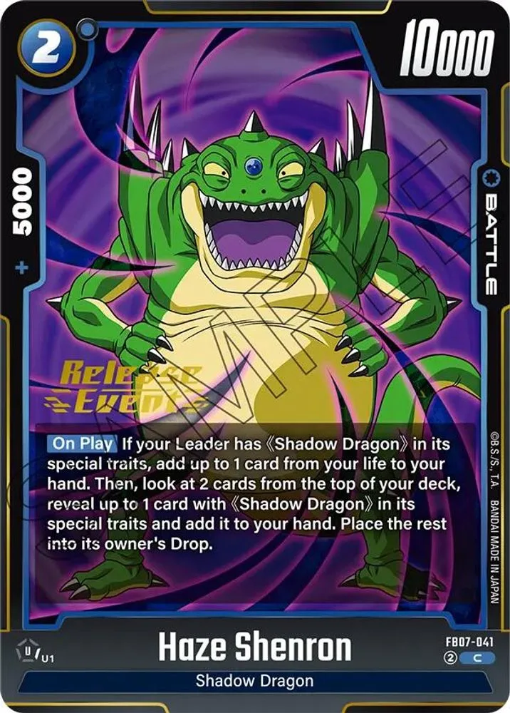 Haze Shenron (Release Event)