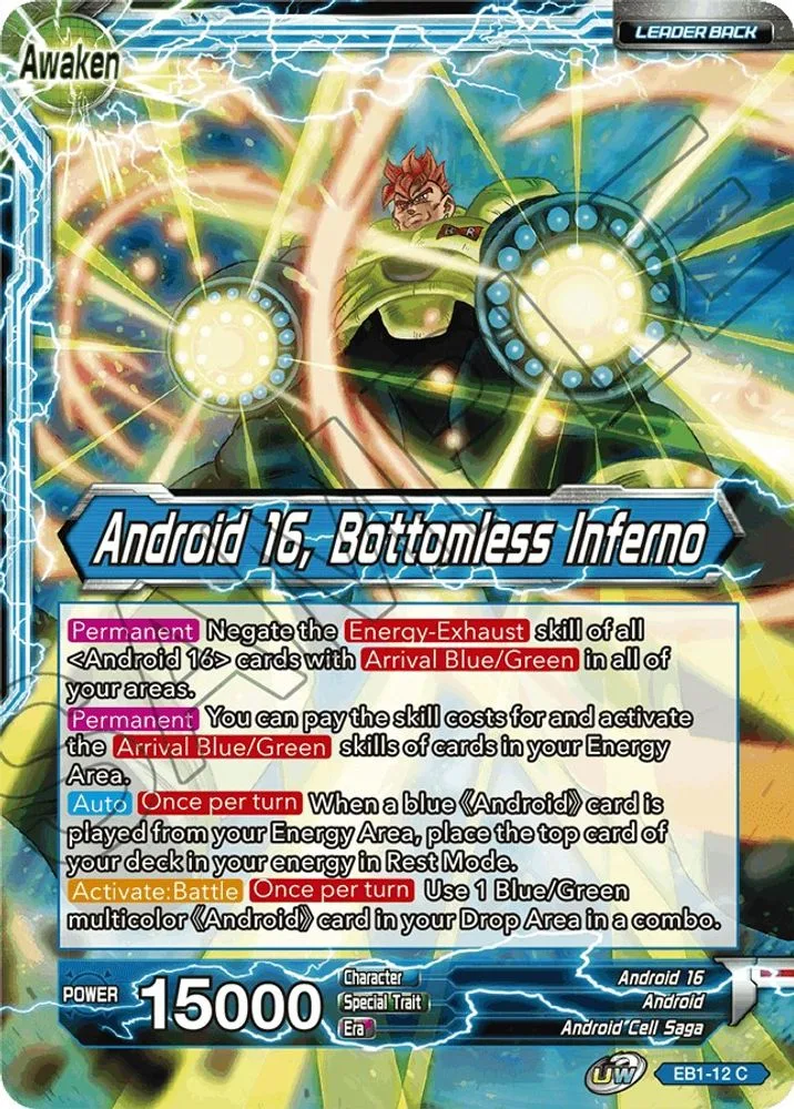Android 16 // Android 16, Bottomless Inferno