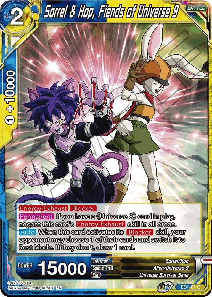 Sorrel & Hop, Fiends of Universe 9