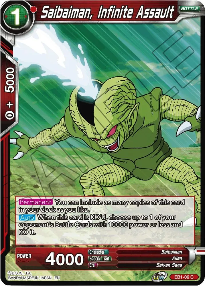 Saibaiman, Infinite Assault